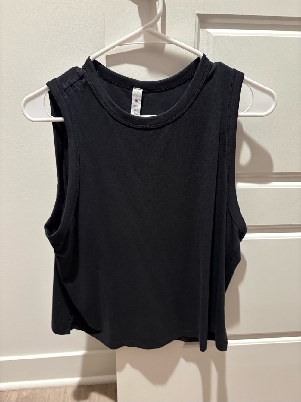Black Sleeveless Women's Tank Top